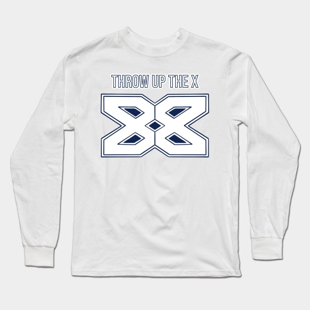 Throw up the X - Dallas Cowboys Long Sleeve T-Shirt by Amrskyyy